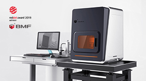 米乐官方网站材料首台自主研发桌面级高精度微纳3D打印设备P140成功交付 精度高达10微米